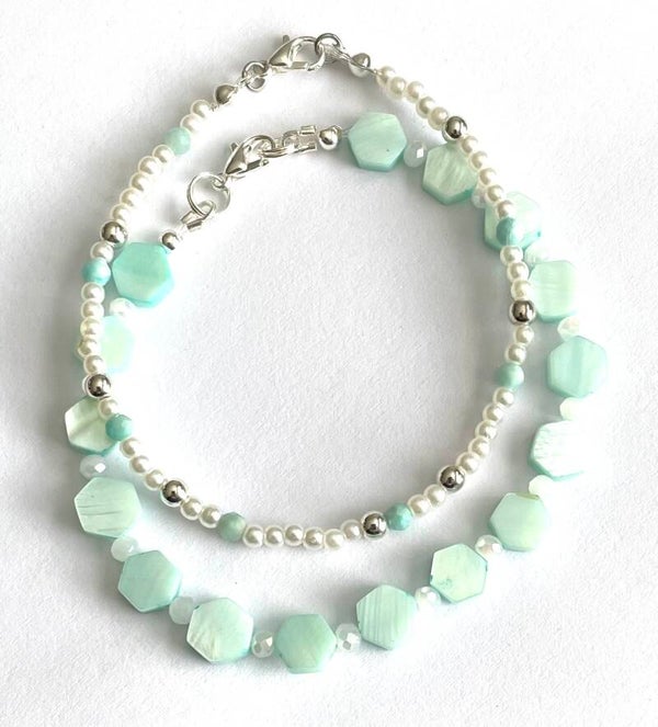 Set zomerse armbanden