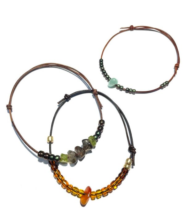 Armband mix natuursteentjes