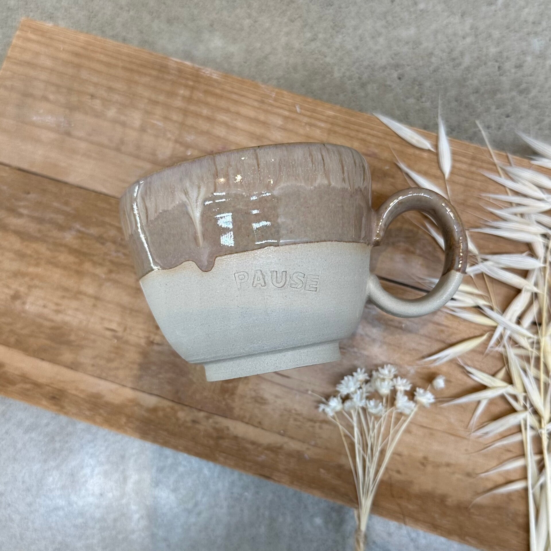 mach mal Pause cup beige