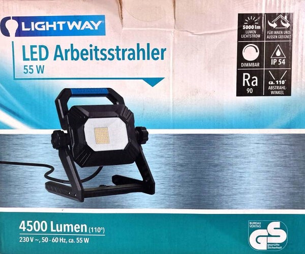 LED Arbeitsstrahler 55W  4500Lumen