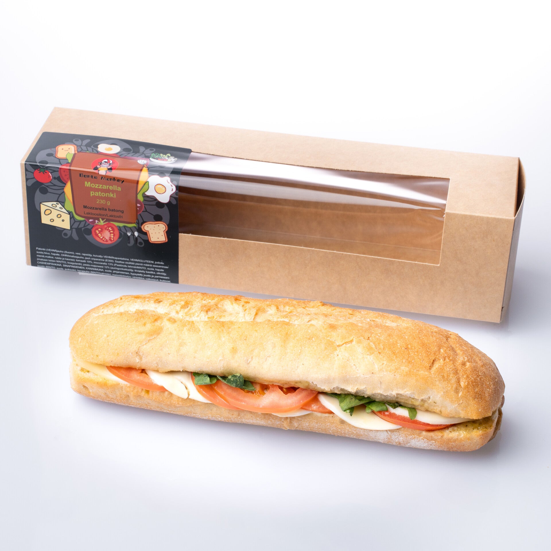 bento monkey mozzarella patonki