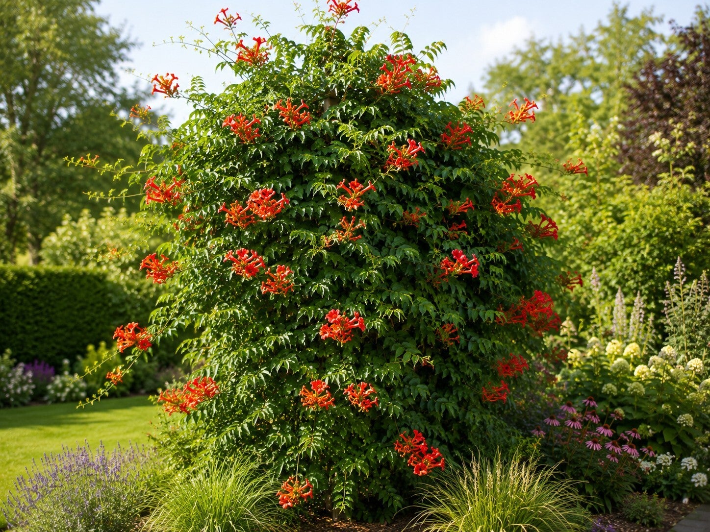 Campsis radicans (Trompetklimmer)