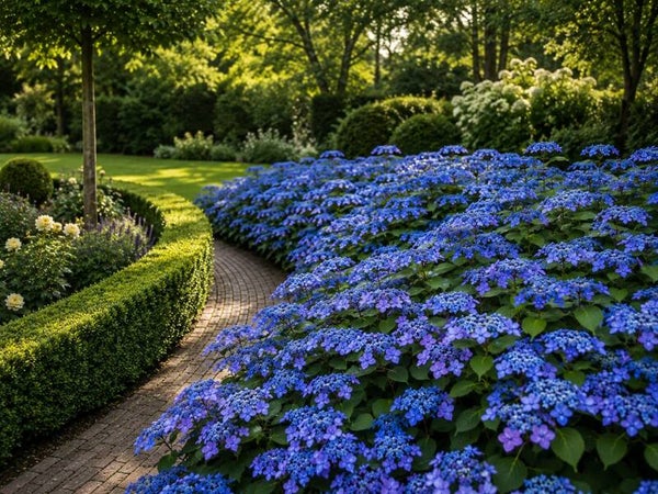 Hydrangea serrata 'Summer Glow' ® (Japanse berghortensia)