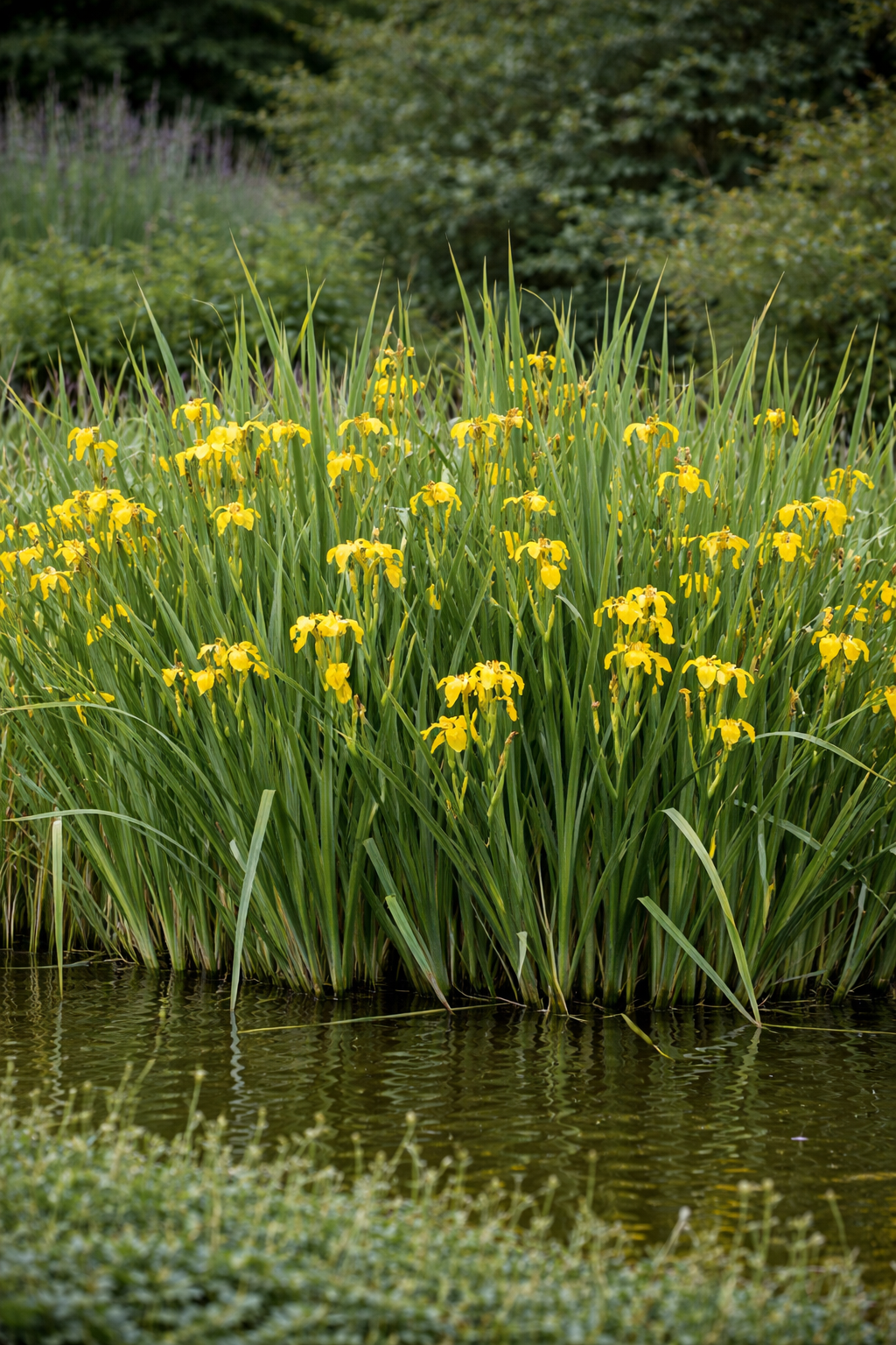 Iris pseudacorus (Gele lis)