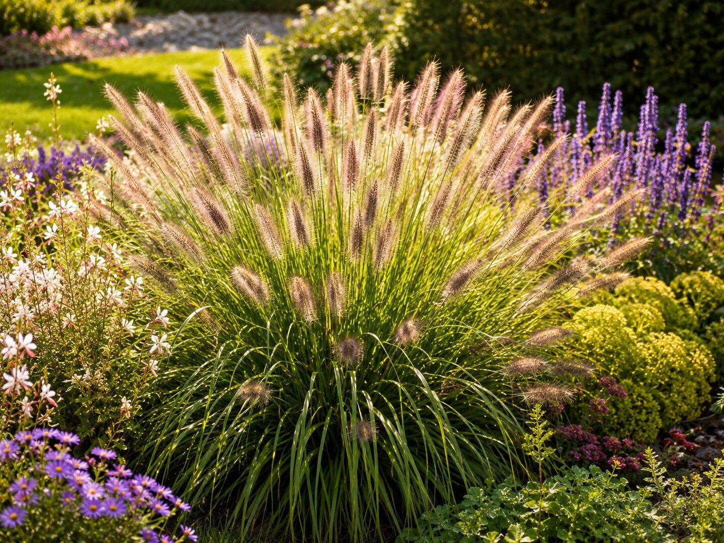 Pennisetum alopecuroides 'Viridescens' (Lampenpoetsersgras)