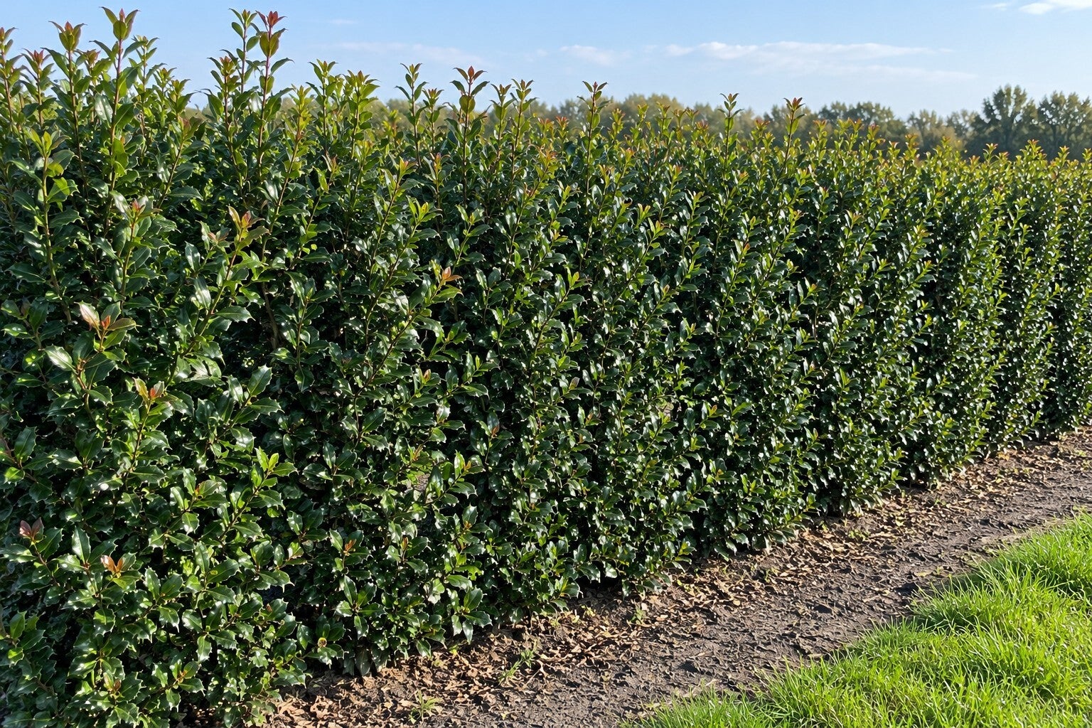 Ilex meserveae 'Heckenblau' ® (Blauwe hulst)
