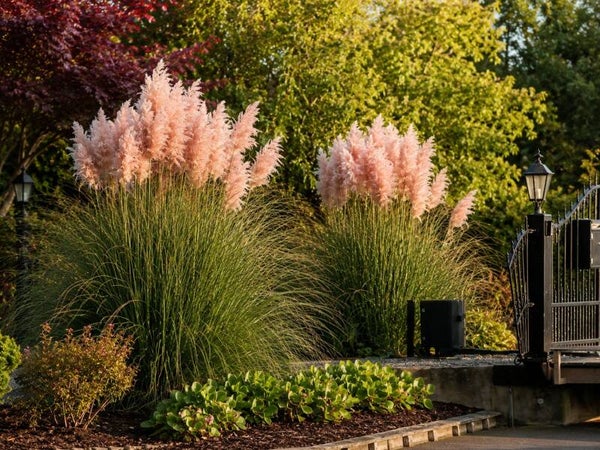 Cortaderia selloana 'Rosea' (Pampasgras)