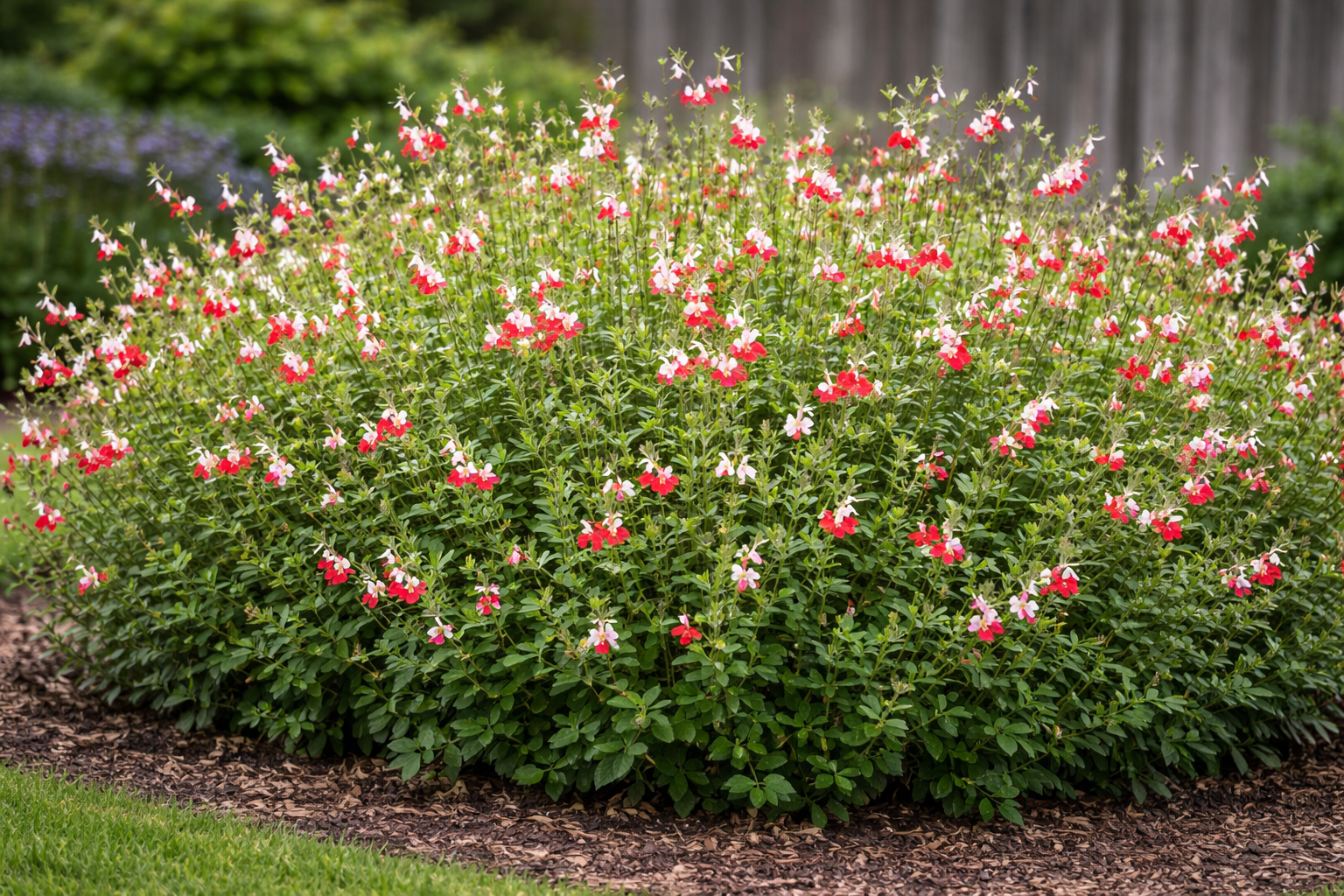 Salvia microphylla 'Hot Lips' (Salie)