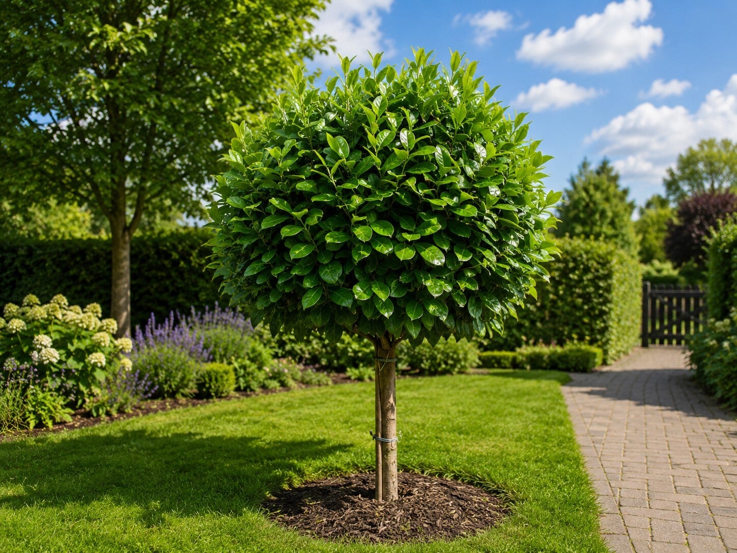 Prunus laurocerasus 'Etna' (laurierkers)