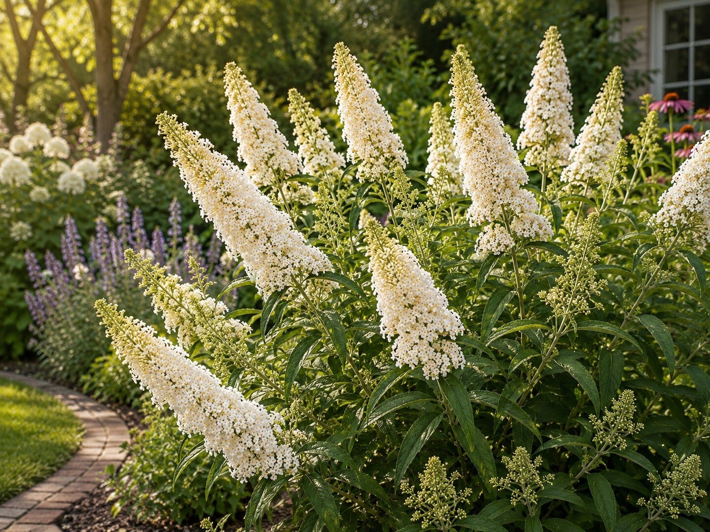 Buddleja davidii 'White Profusion' (Vlinderstruik)