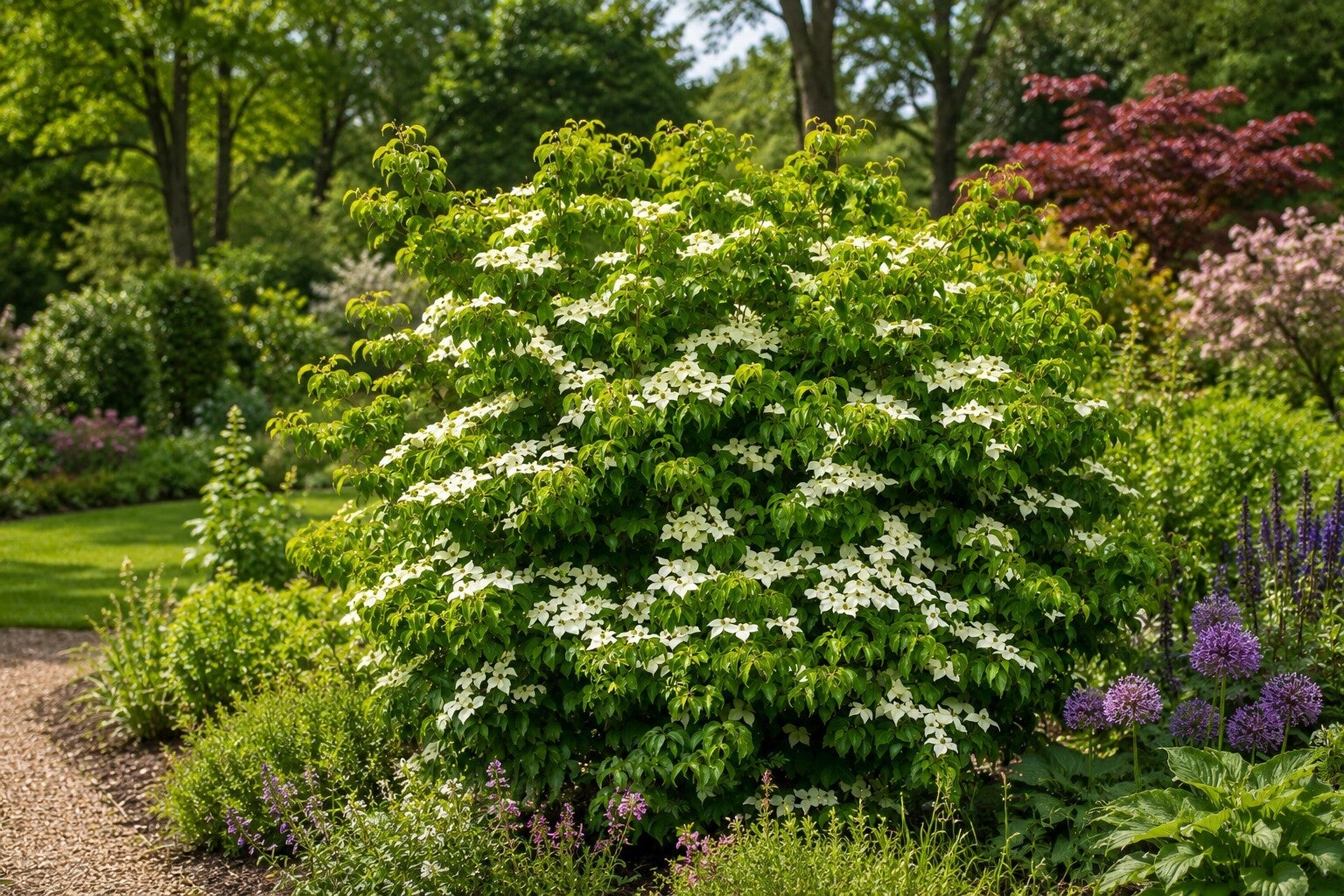 Cornus kousa var 'Chinensis' (Chinese kornoelje)