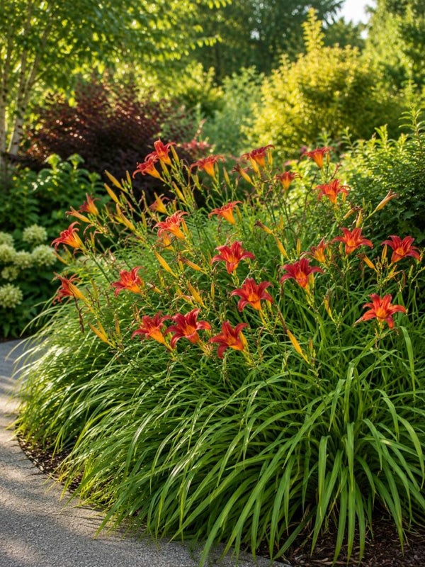 Hemerocallis 'Sammy Russel' (Daglelie)