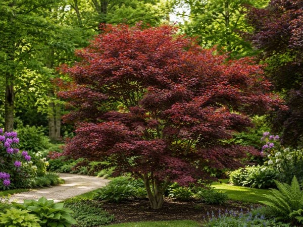 Acer palmatum 'Atropurpureum' (Rode Japanse esdoorn)