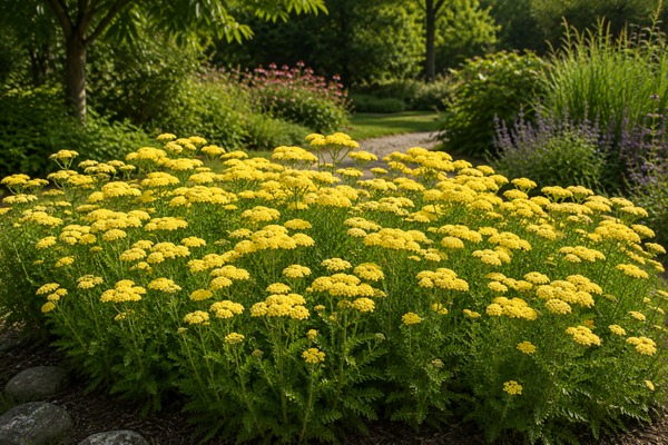 Achillea millefolium 'Skysail Yellow' (Duizendblad)