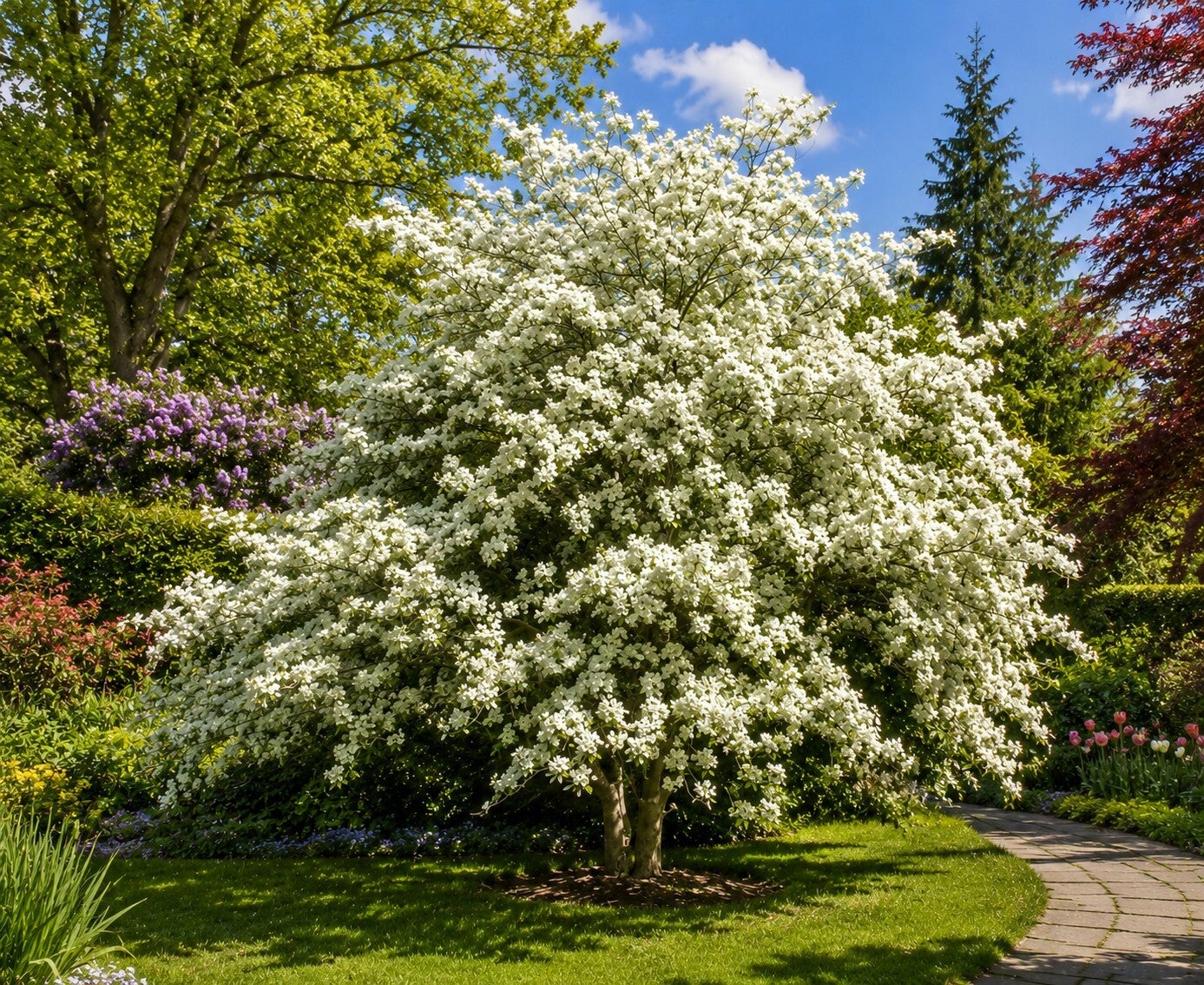 Cornus florida (Amerikaanse kornoelje)