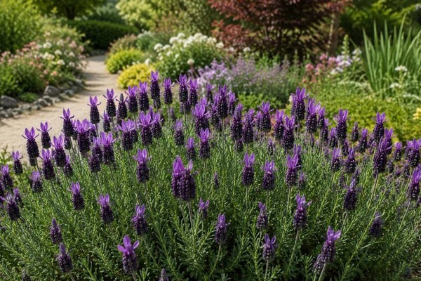 Lavandula stoechas 'Papillon' (Vlinderlavendel)