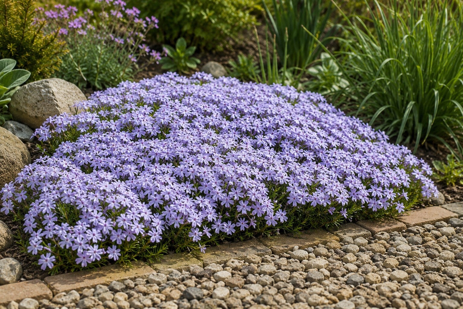 Phlox subulata 'Emerald Cushion Blue' (Kruipende vlambloem)