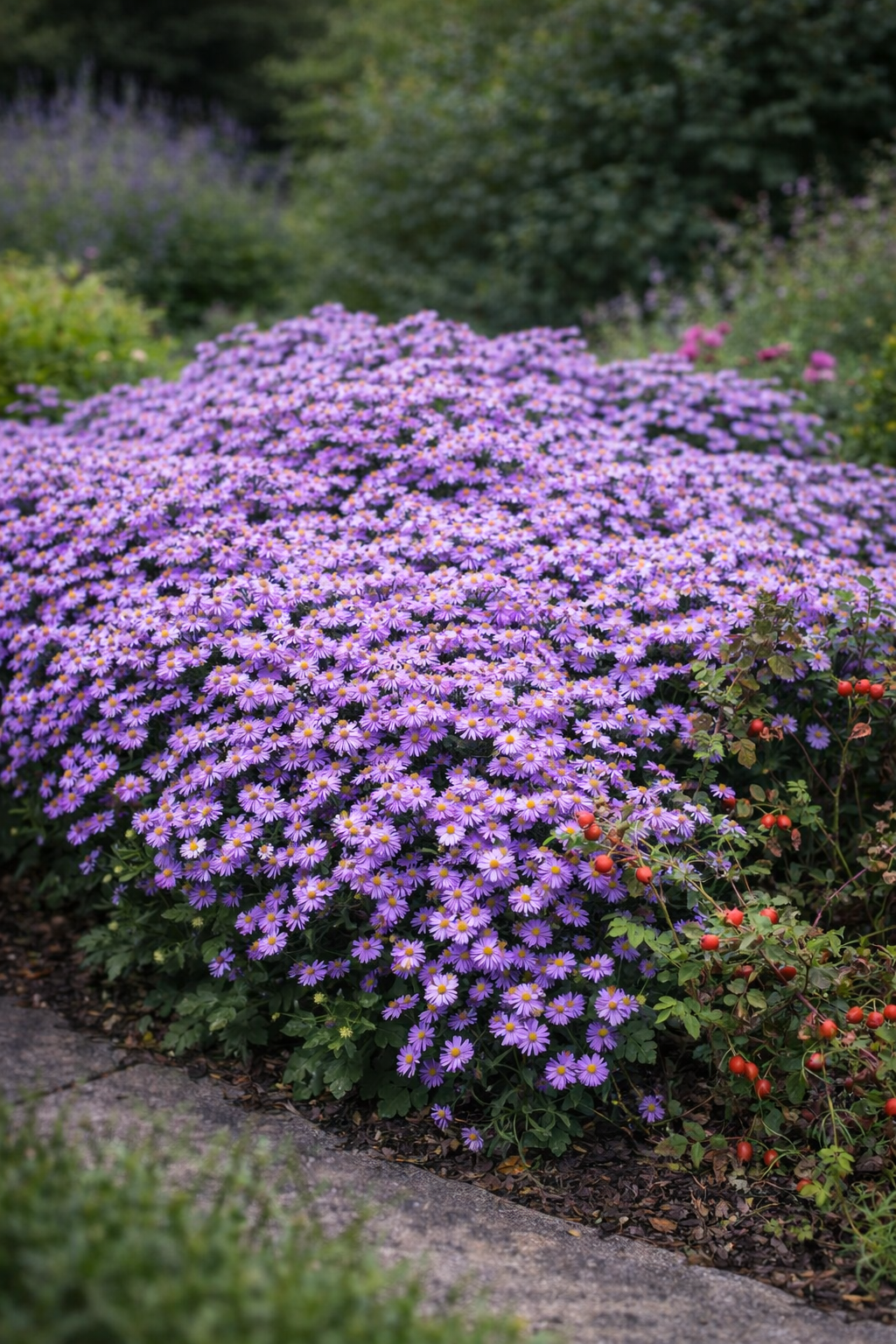 Aster dumosus 'Professor Anton Kippenberg' (Herfstaster)