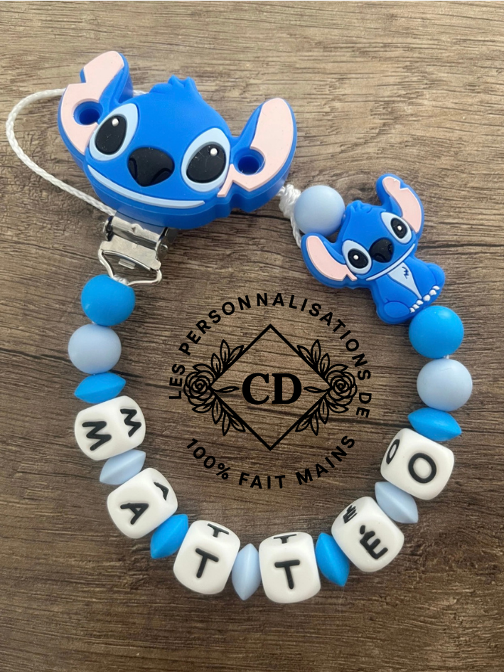 Attache tétine stitch et Angel