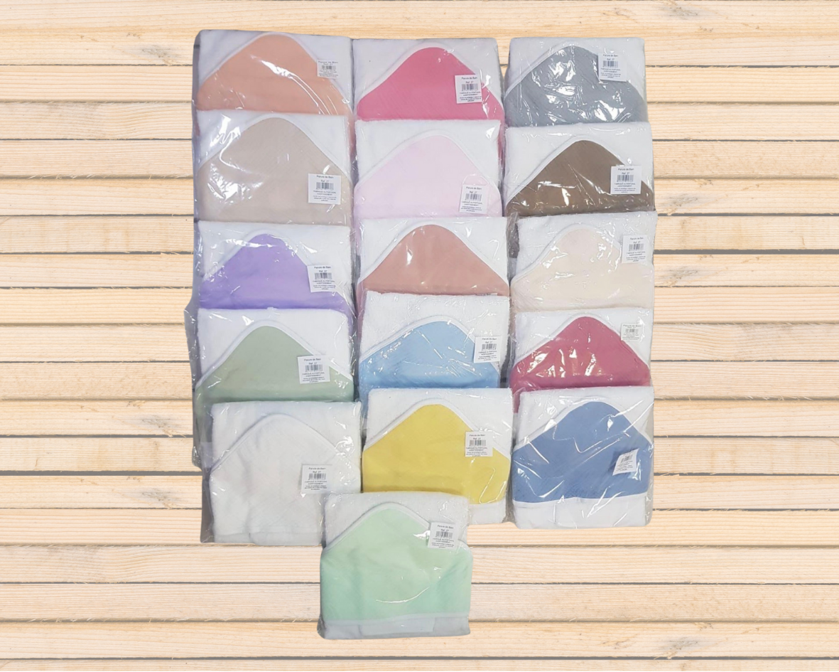 Cape de bain gaz de coton