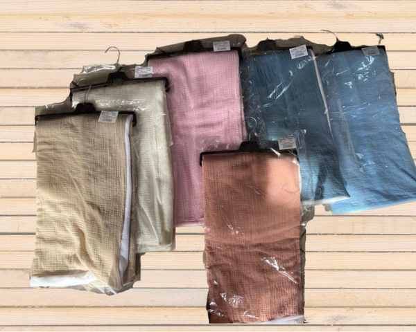 Couverture gaze de coton polaire