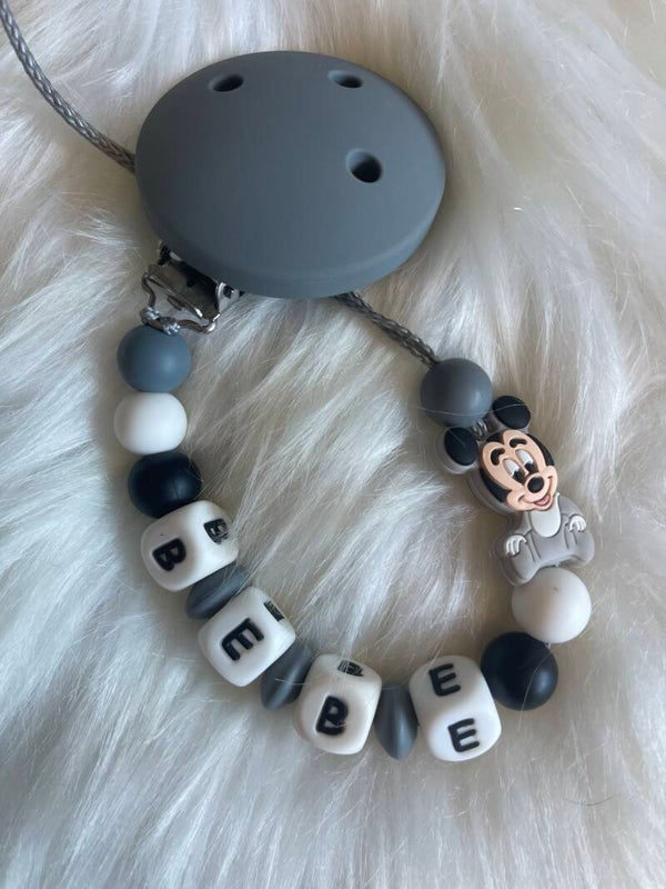 Attache tétine mickey
