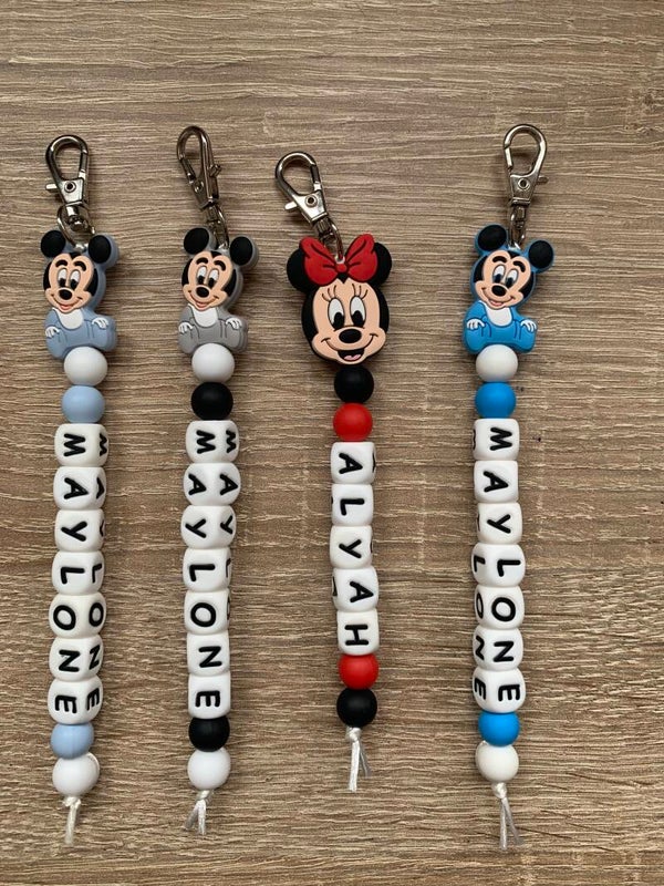 Porte clé silicone disney