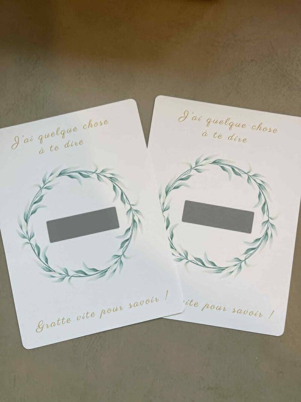 carte à gratter