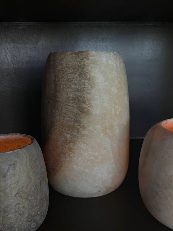Onyx windlicht | Maat L