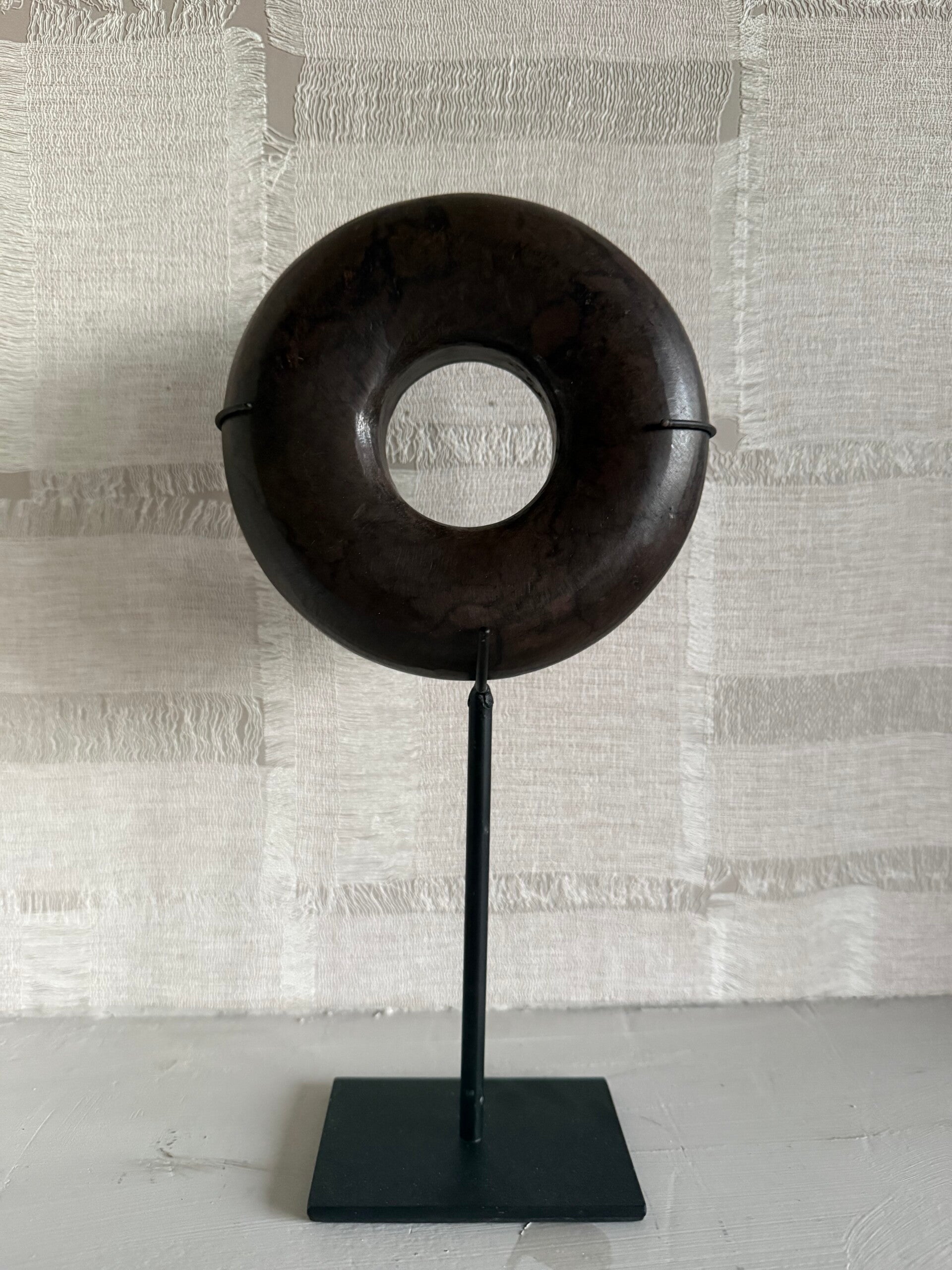 Ring ornament bruin S