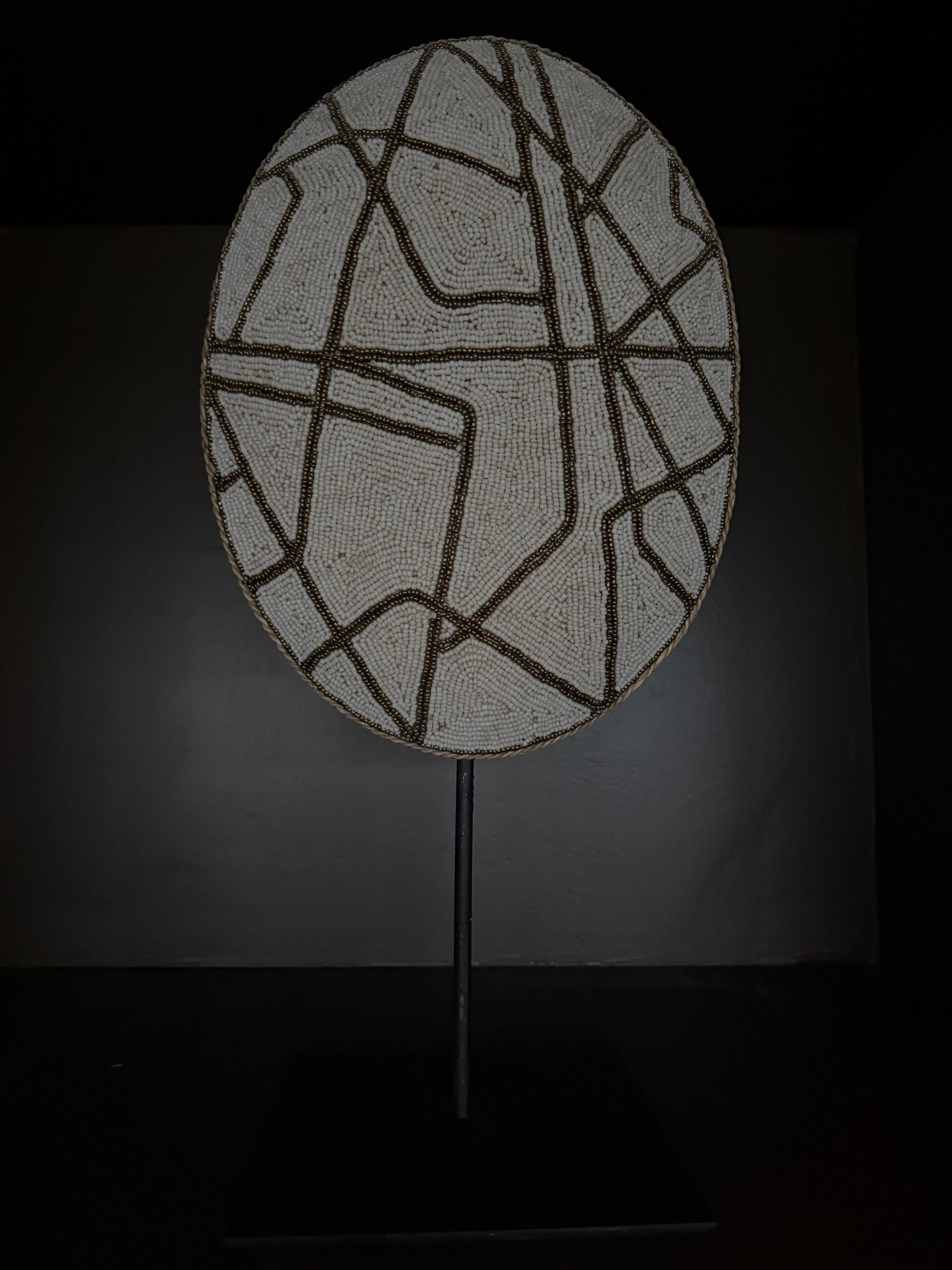 Kralen schild ornament