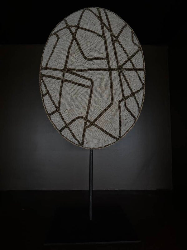 Kralen schild ornament