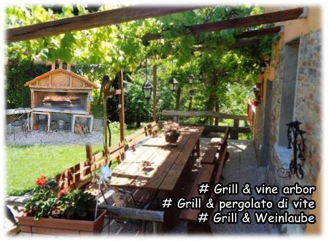 PERGOLA • Italia Casa Vacanza Ca Piero • Italien Ferienhaus Ca Piero • Italy Holiday Home Ca Piero