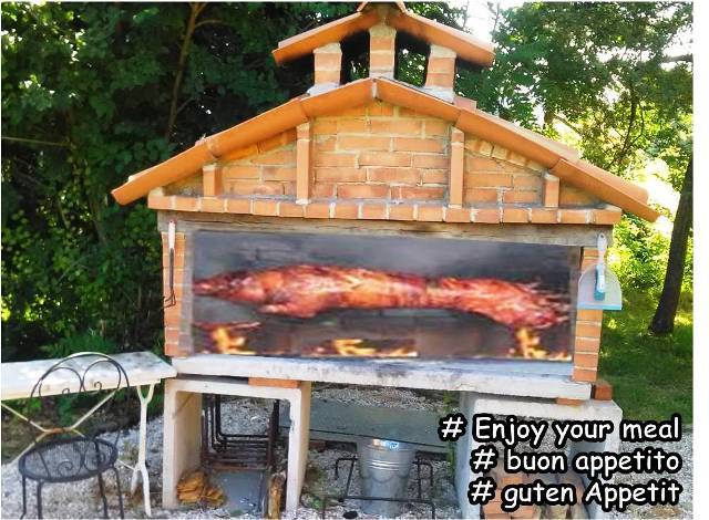 BARBEQUE • Italia Casa Vacanza Ca Piero • Italien Ferienhaus Ca Piero • Italy Holiday Home Ca Piero