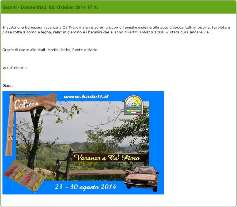 Holiday Home Ca Piero Italy