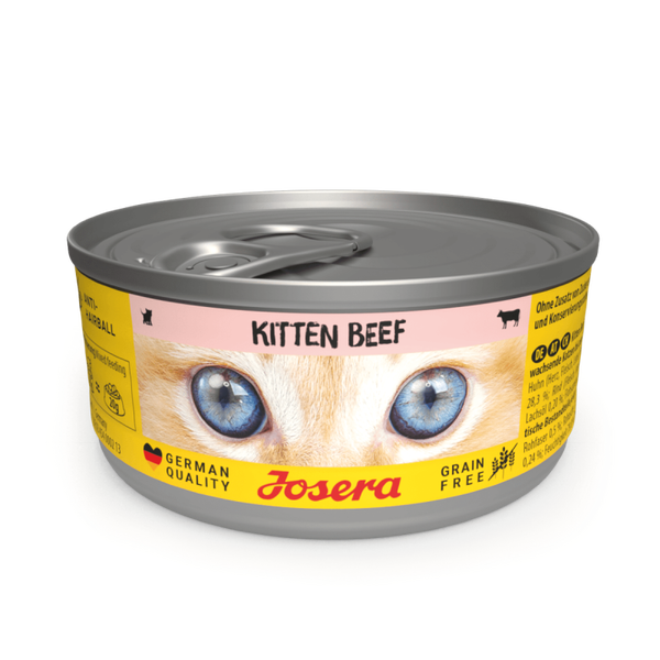 JOSERA BOÎTES DE PATÉE AU BOEUF POUR CHATON SANS CÉRÉALES