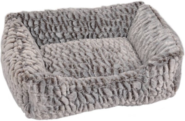 Flamingo, Panier Snoozzy Rectangle ou Oval Gris, 2 tailles