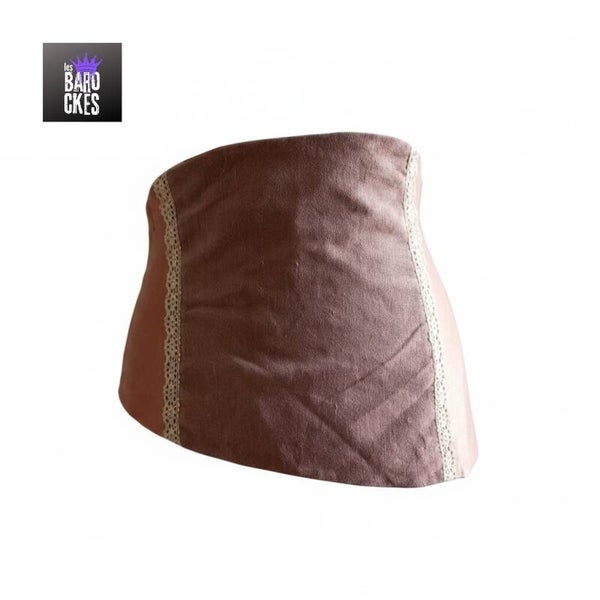 Ceinture asymétrique t.U corset - rose