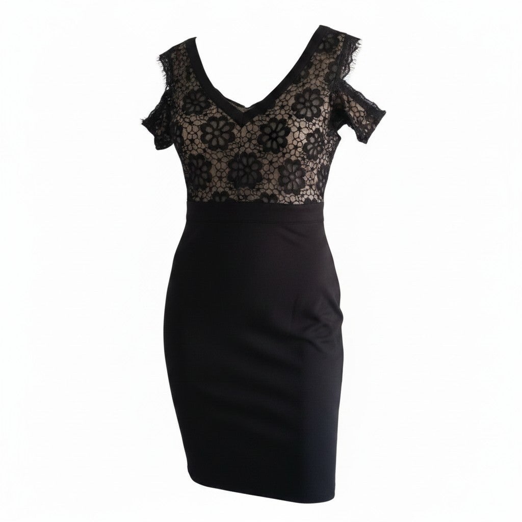 Robe IN VOGUE t.S haut dentelle