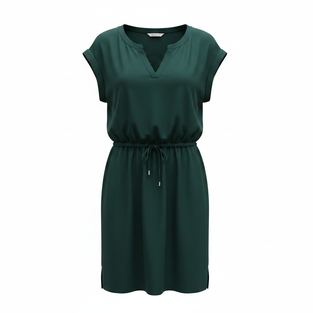 Robe verte dentelle ONLY - T42