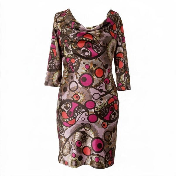 Robe col drapé t.M