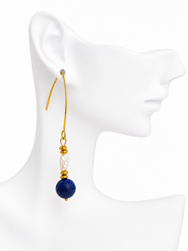 Boucles d'oreilles perles Aurore
