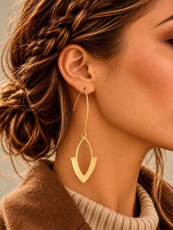 Boucles d'Oreilles Losange Ethnique - LIBERTE BOHEME