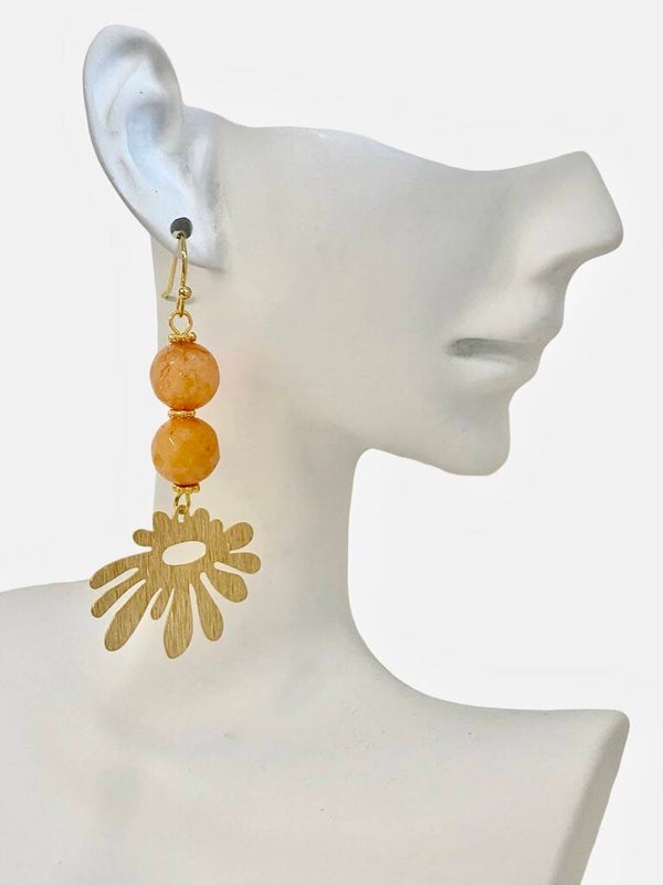 Amazonie - Yara Duo (Calcédoine naturelle orange)