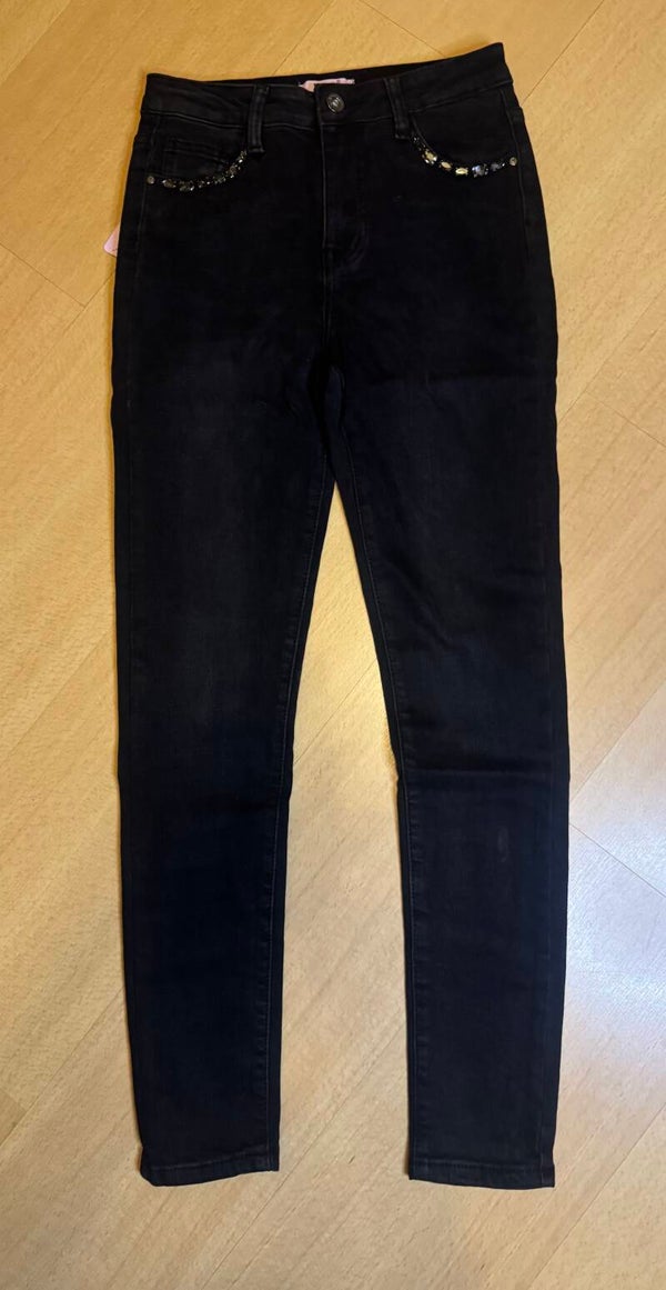 Mooie jeans met strass