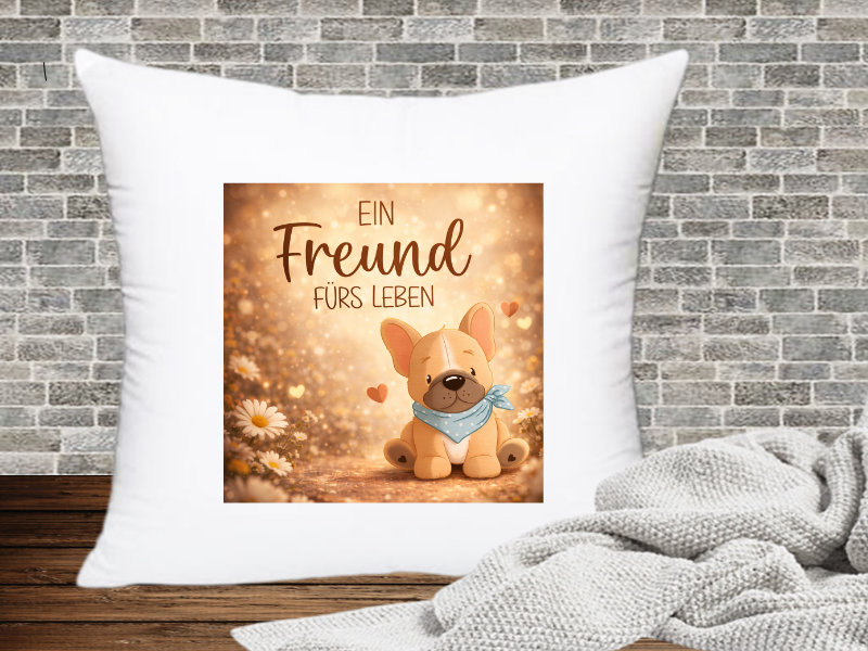 Ein Freund FÜRS Leben- Kissenhülle Hund
