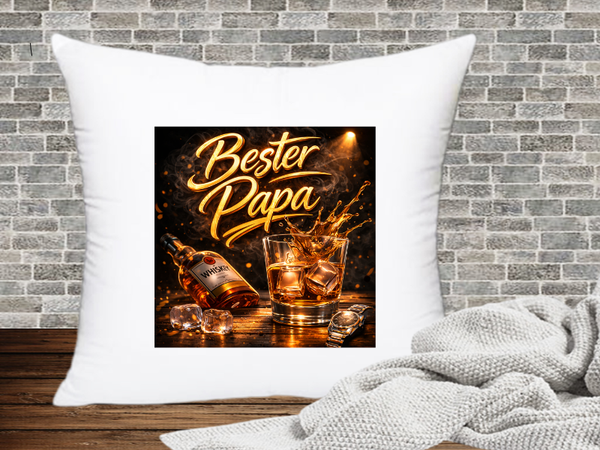 Bester Papa - Kissenhülle Whiskey