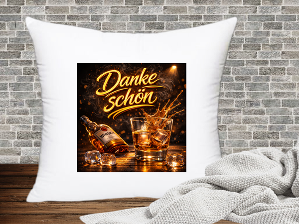 Danke schön - Kissenhülle Whiskey