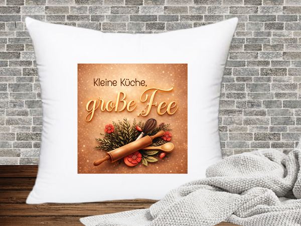 Kleine Küche, große Fee - Kissenhülle Küchenfee