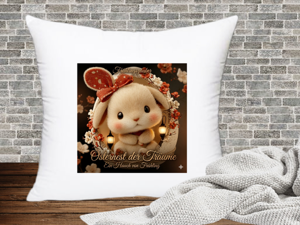 Frühlingszauber. Osternest der Träume. Ein Hauch von Frühling - Kissenhülle Ostern